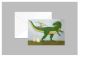 Preview: - Karte Tyrannosaurus A 5 mit Umschlag